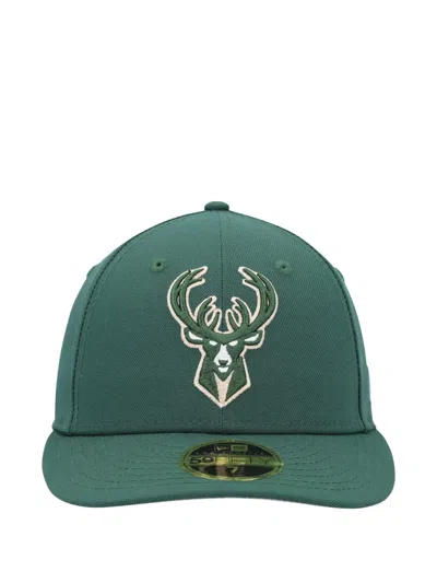 New Era 59fifty Milwaukee Bucks Cap In Green