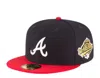 New Era Atlanta Braves Authentic Collection 59fifty Fitted Cap In Blue
