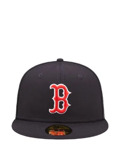 New Era 59fifty Mlb Boston Sox Cloud Icon Cap In Purple