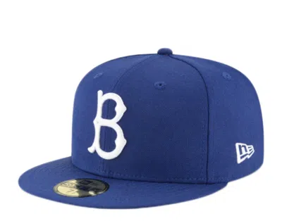 NEW ERA 59FIFTY MLB BROOKLYN DODGERS 1949 COOPERSTOWN FITTED BLUE HAT 11590983