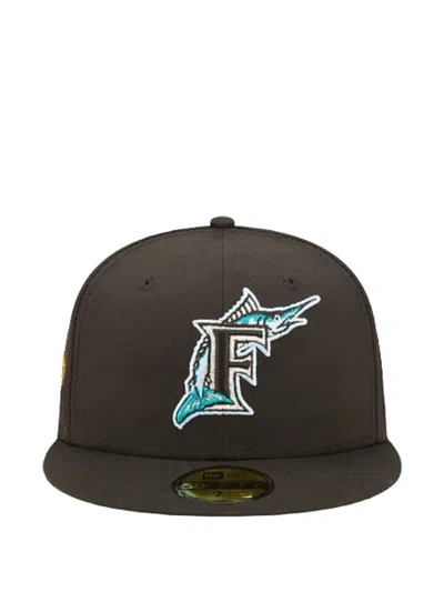 New Era 59fifty Mlb Florida Marlins Cloud Under Cap In Gray