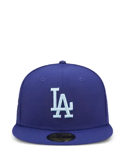New Era 59fifty Mlb Los Angeles Dodgers Cloud Under Fitted Cap In Metallic