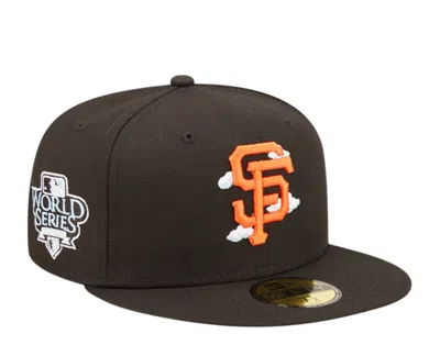 New Era 59fifty Mlb San Francisco Giants Comic Cloud Black Fitted Hat 60243850