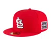 New Era Red St. Louis Cardinals 2006 World Series Side Patch 9fifty Snapback Hat In Red
