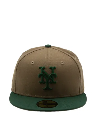 New Era 59fifty New York Mets Cap In Brown