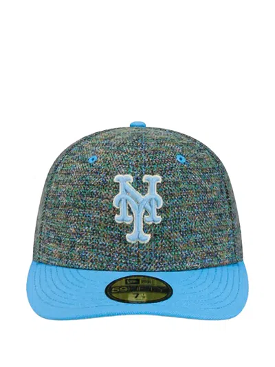 New Era 59fifty New York Mets Three Looms Baseball Cap In Green