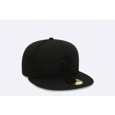 New Era 59fifty New York Yankees Essential Fitted Total Black