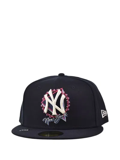 New Era 59fifty New York Yankees Fitted Cap In Black
