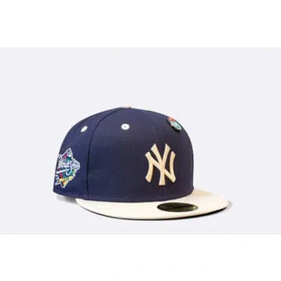 New Era 59fifty New York Yankees Mlb World Series Pin Fitted In Blue