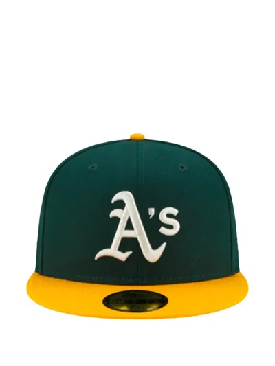New Era 59fifty Oakland Athletics Baseball Hat In Green