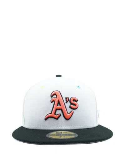 New Era 59fifty Oakland Athletics Cap In White