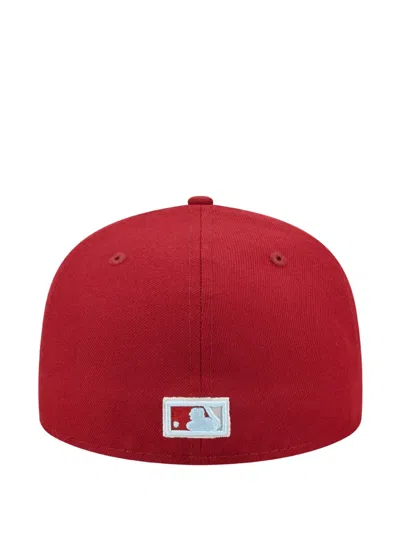 New Era 59fifty Philadelphia Phillies Fitted Cap Hat In Red