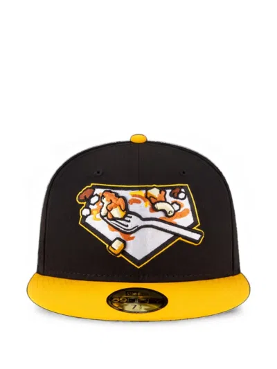 New Era 59fifty Rochester Red Wings Baseball Cap In Black