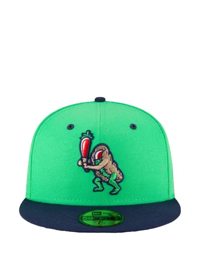 New Era 59fifty San Antonio Missions Theme Night 'puffy Taco' Fitted Cap In Green