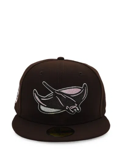 New Era 59fifty Tampa Bay Rays Baseball Cap In Brown