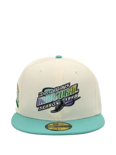 New Era 59fifty Tampa Bay Rays Baseball Hat In Green