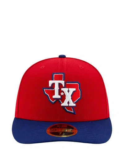 New Era 59fifty Texas Rangers 2020 Alt3 Low Profile Authentic Fitted Cap In Red