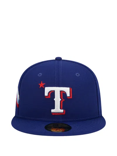 New Era 59fifty Texas Rangers Cap In Blue