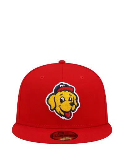 New Era 59fifty Toledo Mud Hens Theme Night Embroidered Cap Hat In Red