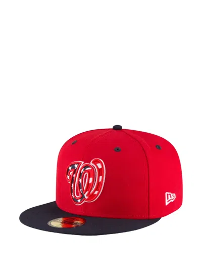New Era 59fifty Washington Nationals Cap In Red