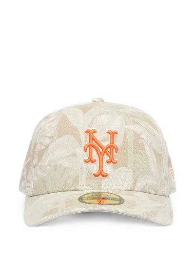 New Era 59forty Leafy Palm Baseball Cap In Neutral