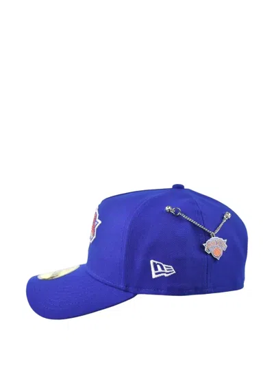 New Era 59forty Nba26 Draft New York Knicks Rhinestones Baseball Cap In Blue