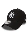 New Era New York Yankees Side-patch Cap In Black