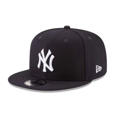 New Era 9fifty Basic Snapback Navy Cap Mlb 11591024 New York Yankees Hat In Blue