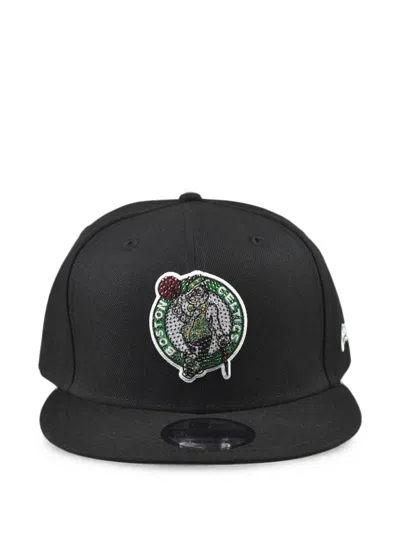 New Era X Boston Celtics Nba 9fifty Baseball Cap In Black