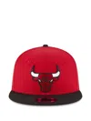 New Era 9fifty Bulls-logo Two-tone Cap In Red