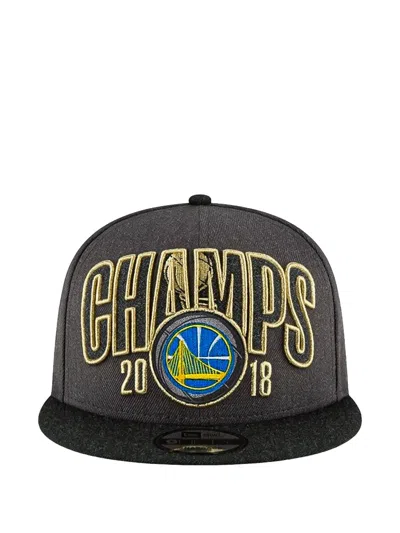 New Era 9fifty Golden State Warriors 2018 Finals Snapback Cap In Gray