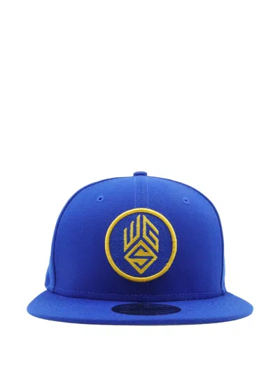 New Era 9fifty Golden State Warriors Wargam Snapback Cap Hat In Blue