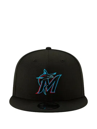 New Era 9fifty Miami Marlins Cap In Black