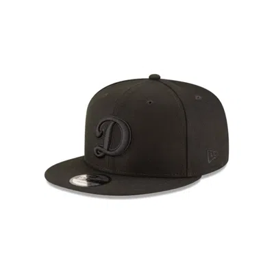 New Era 9fifty Mlb La Dodgers Basic Snapback Cap - Adjustable - Black In Blue