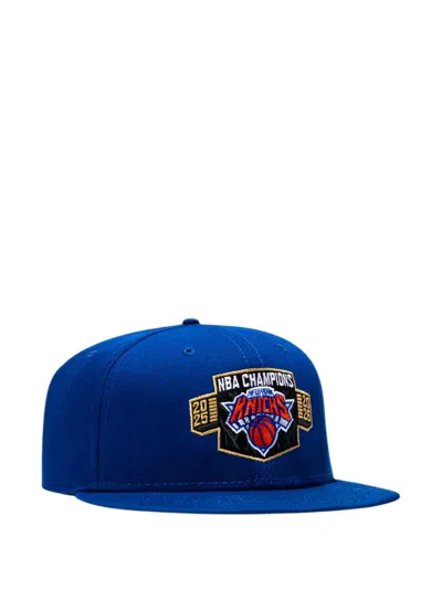 New Era 9fifty New York Knicks Snapback Cap In Blue
