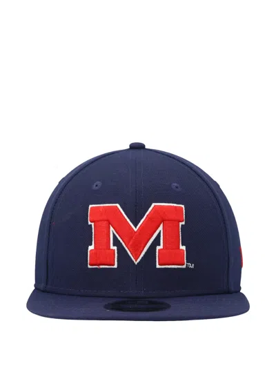 New Era 9fifty Ole Miss Rebels Snapback Cap Hat In Blue