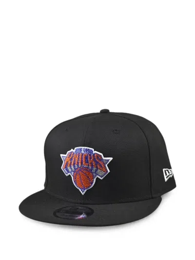 New Era 9fifty Rhinestone-embellished Cap In Black