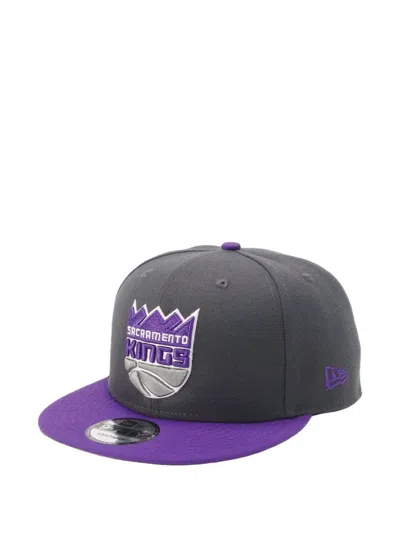 New Era 9fifty Sacramento Kings Snapback Hat In Black