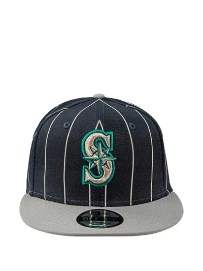 New Era 9fifty Seattle Mariners Pinstripe Cap In Animal Print