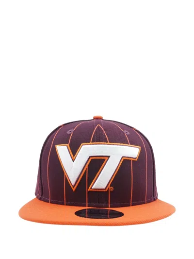 New Era 9fifty Virginia Tech Hokies Vintage E1 Snapback Cap In Brown