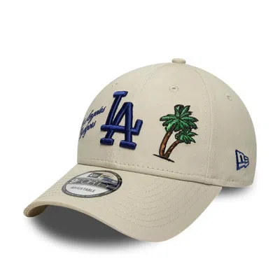 New Era 9forty Adjustable Cap In Light Beige