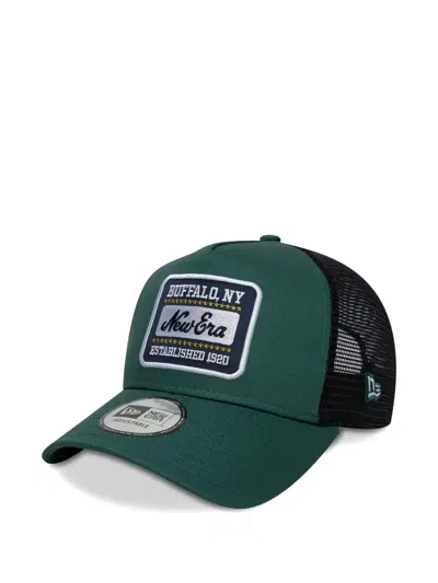 New Era 9forty A-frame-patch Trucker Hat In Green