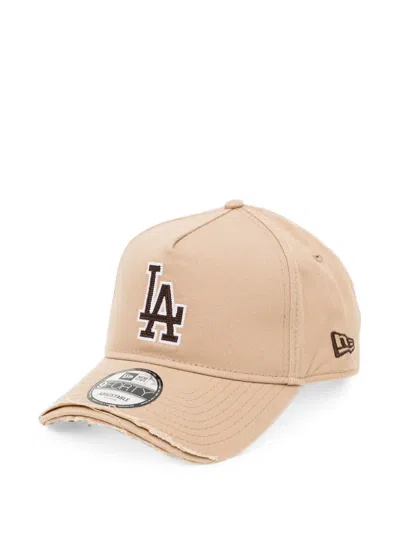 New Era 9forty Distressed-effect Baseball Cap In Red