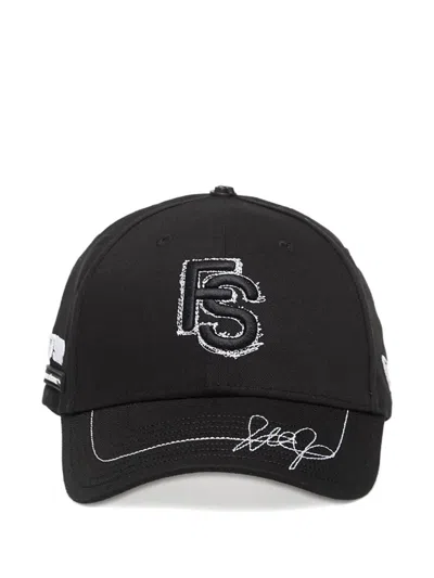 New Era 9forty Embroidered Trucker Cap In Black