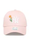 New Era 9forty Floral-embroidered Baseball Cap In Pink