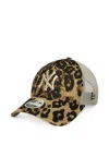 New Era 9forty Leopard-pattern Baseball Cap In Brown