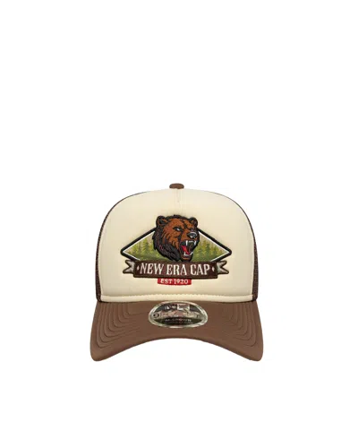 New Era 9forty Bear-embroidered Baseball Cap In Gray
