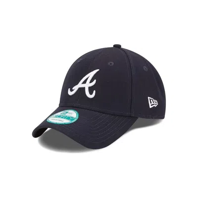New Era 9forty Mlb Atlanta Braves The League Road Cap - Adjustable - Navy In Blue