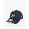 New Era Mens Navy 9forty New York Yankees Cotton-twill Cap In Navy