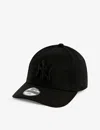 New Era 9forty New York Yankees Cotton-twill Baseball Cap 4-12 Years In Black